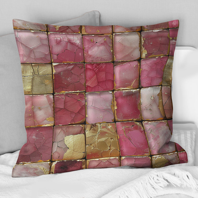 Coussin décoratif Glam Mid-Century, H 16 po x l 16 po