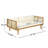 Hurst Outdoor 2-Piece Acacia Wood Conversation Set With Cushions-124925677