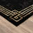 Monaco Series Abrstract Black/Gray/Ivory/Beige Area Rug-1131028182
