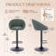 Thornbury Swivel Upholstered Adjustable Height Bar Stool-262998253