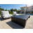 Pillodi Black Outdoor Sofa with Cushions Modern Steel Frame Patio Couch for Garden Terrace and Poolside Lounge-2100486651-2110887637