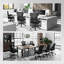 Chaise de bureau ergonomique en maille confortable pour la maison, chaise de bureau de direction avec soutien lombaire et accoudoirs relevables