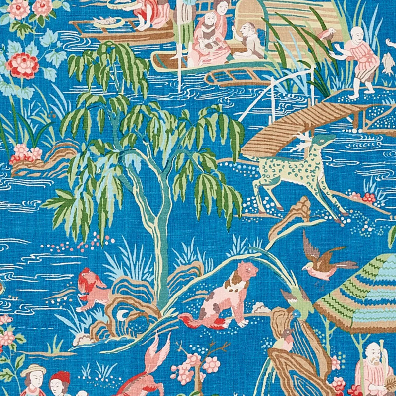 Yangtze River Fabric, Peacock