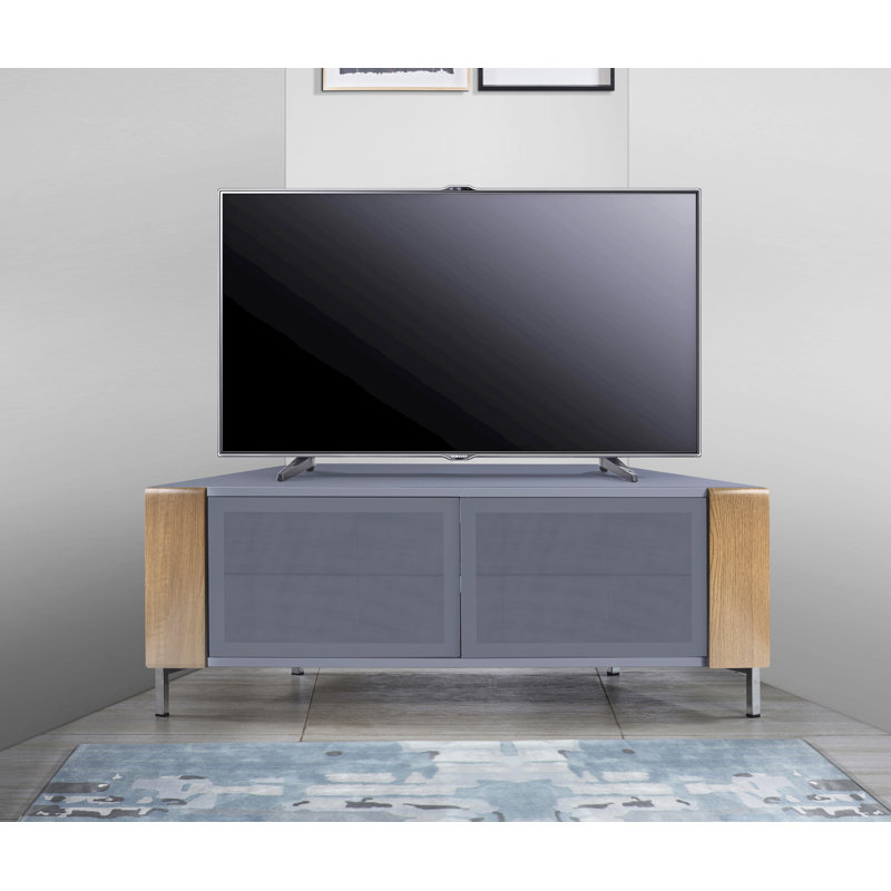 Allene TV Stand for TVs up to 50", Grey /Oak /Grey