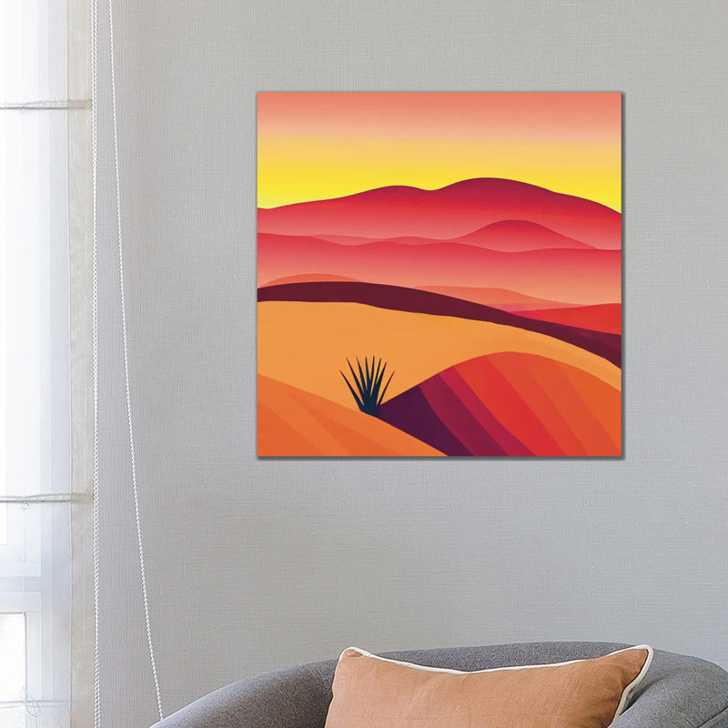 Téquila Sands, H 26 po x l 26 po, Sans cadre, toile