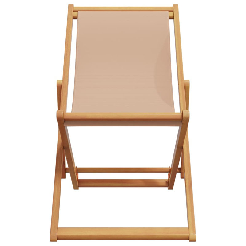 21-2 Polyester/Polyester Blend Camping / Beach Folding Chair Folding Chair, Taupe