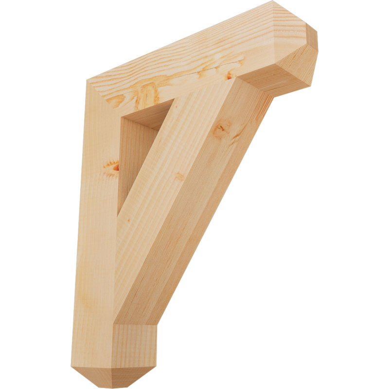 Support pour artisan traditionnel, H 22 po x l 3,5 po x P 18 po, Douglas (lisse)