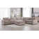 Annistyn 8 Piece 168.5'' L-Shaped Corduroy Power Reclining Sectional With Wireless Charging Storage