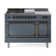 ILVE Nostalgie II Noblesse 48 in Dual Fuel Range, 5 Burner, Griddle, Frenchtop