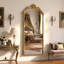 Miroir pleine grandeur sculpté arqué en polyuréthane-375505212-375505213