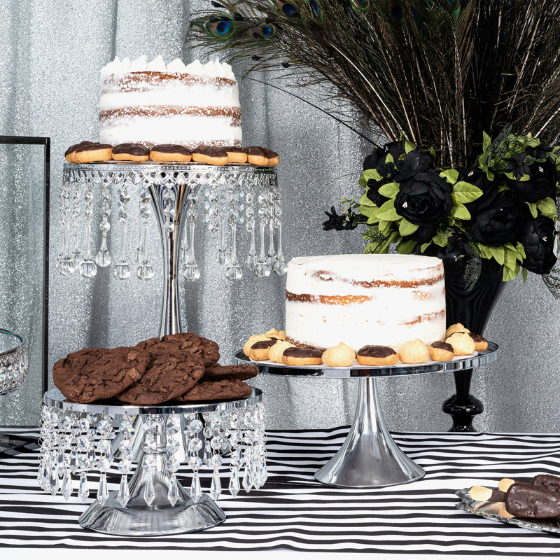 Berube Cake Stand, Silver