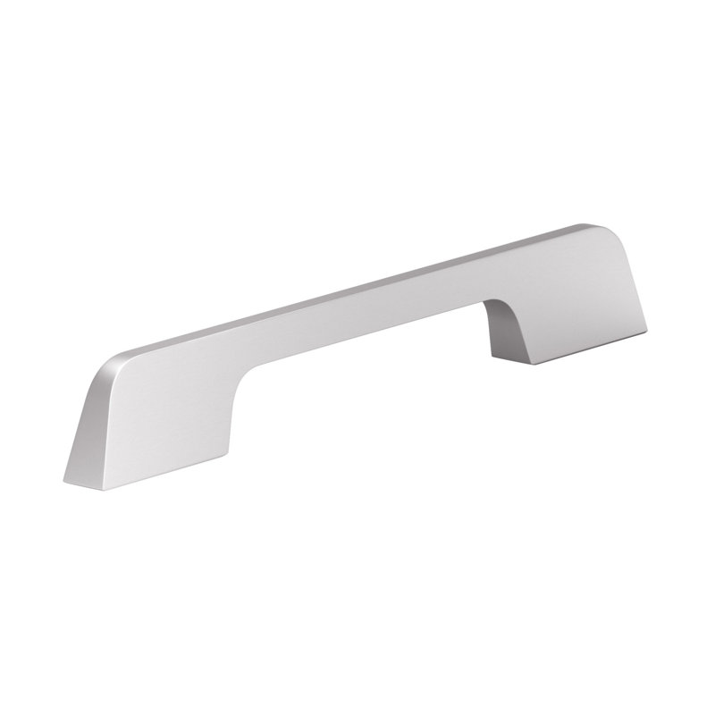 Poignée de type barre en métal, Chrome mat brossé, 12 5/8"