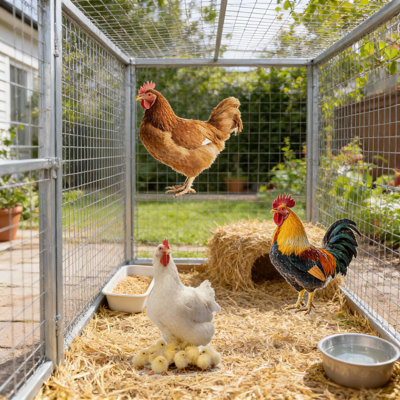 Clôture en métal galvanisé pour le jardin et la ferme