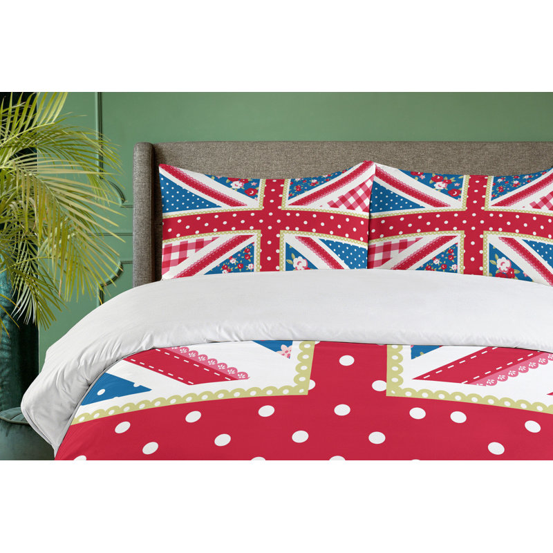 Ensemble de housse de couette Shabby Flora, Housse de couette pour très grand lit et 2 très