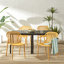 Ensemble de chaises de salle à manger en plastique empilables d'extérieur et d'intérieur Modern, ensemble de fauteuils, résistant aux intempéries, idéal pour les patios, les cafés et la maison-517652838