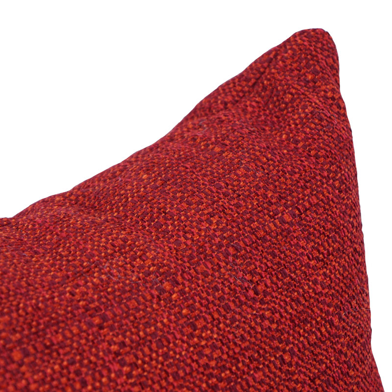 Coussin décoratif en jacquard de 17 pouces avec insert en polyester