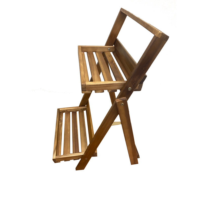 Bult Solid Wood Plant Table 2 Tier