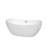Rebecca 60'' x 32'' Soaking Acrylic Bathtub-26083745
