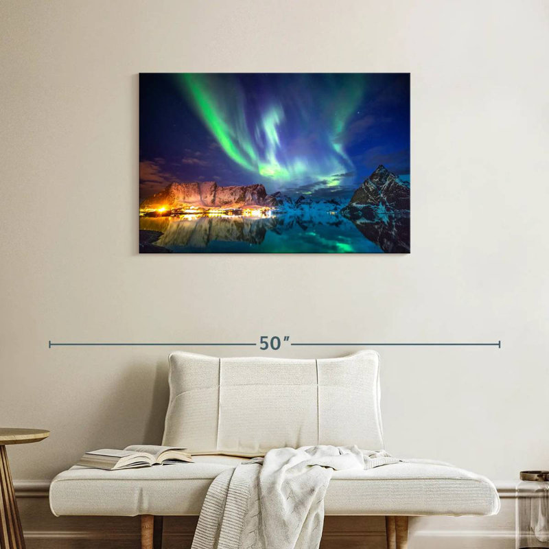 Lumières Alvord Lofoten Aurora, H 24 po x l 36 po