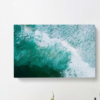 Patterns Of The Ocean In Brazil - Wrapped Canvas Print