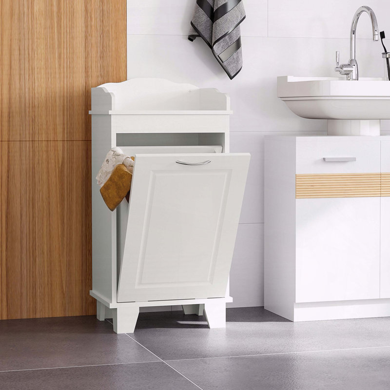 Tilt-Out Laundry Hamper Cabinet