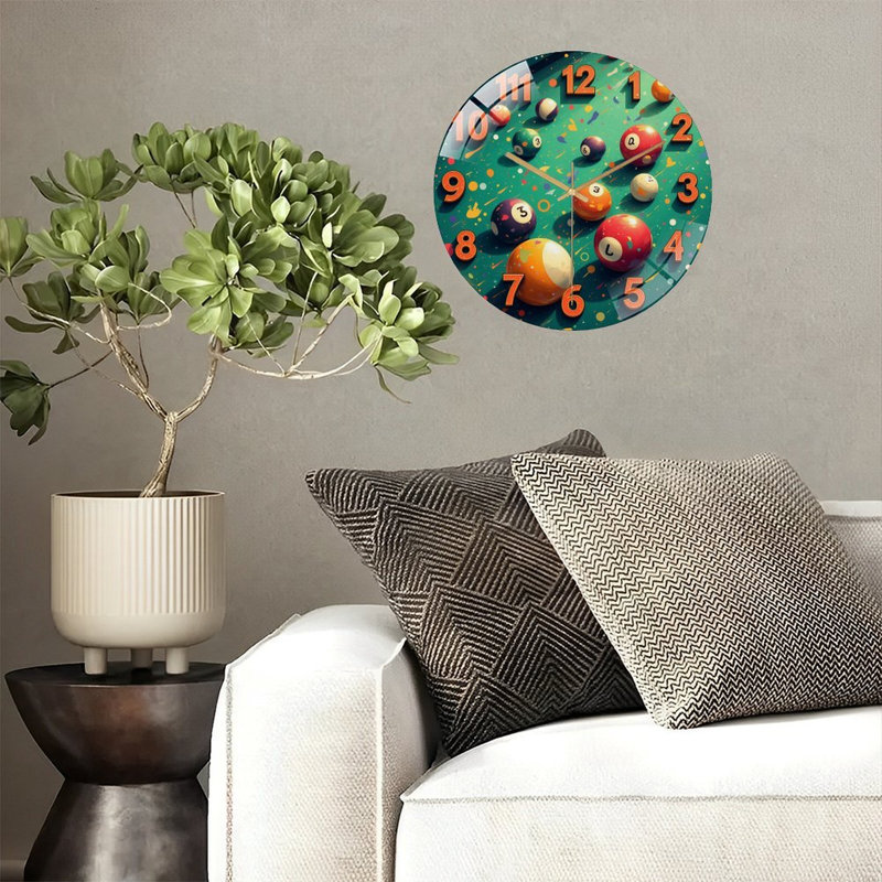 Horloge murale 12 po
