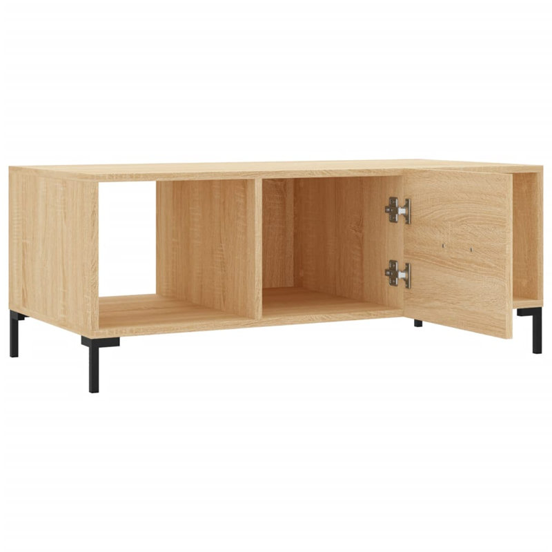 Nikiya Four Leg Coffee Table, Sonoma Oak