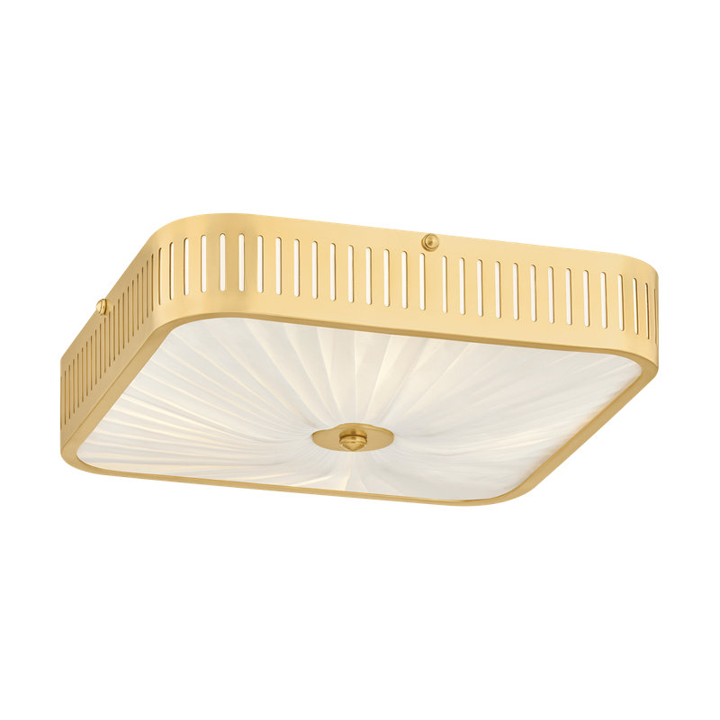 Henri Semi Flush by Augusta Hoffman x HVL, 4.75" H x 14.5" W x 14.5" D, 4 Lights