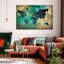 «Aged World Map XXXVII», reproduction sur toile-424568755