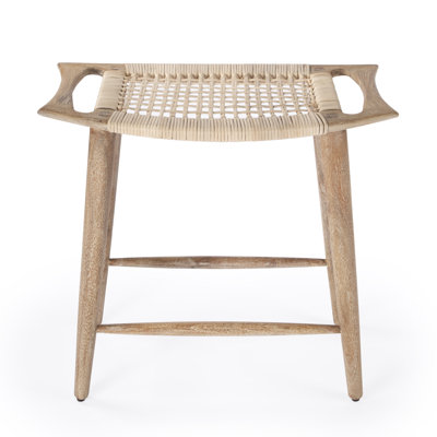 Tabouret de comptoir en bois massif Eton