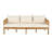 Uriel Solid Acacia Wood Conversation Set with Cushions
