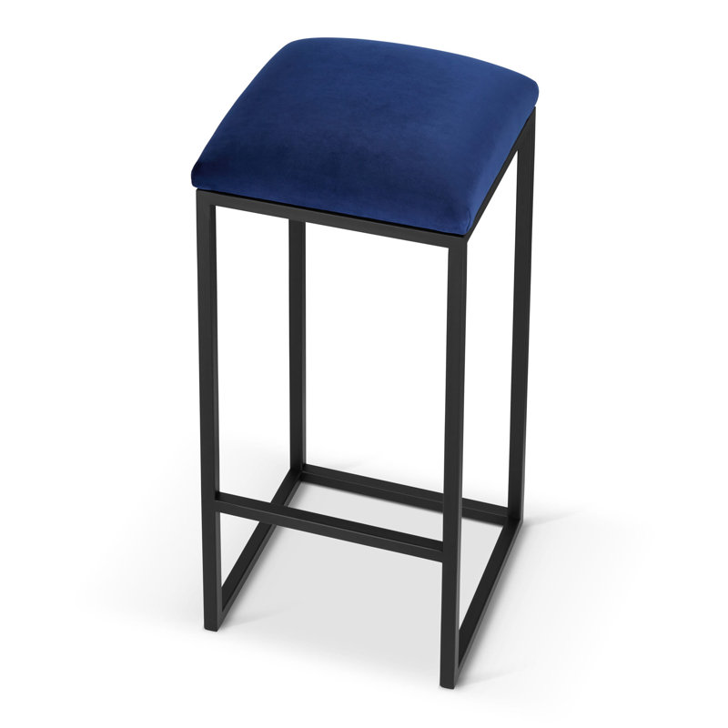Malahni Upholstered Counter Stool with Metal Frame