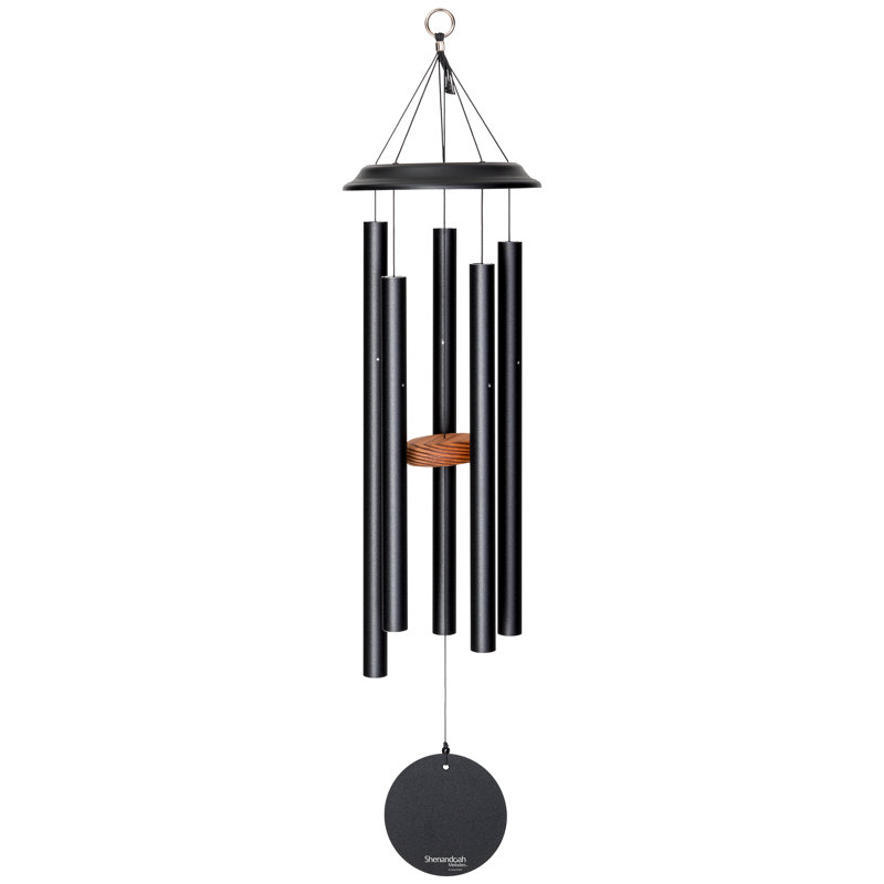 Shenandoah Melodies Aluminum Wind Chime, Noir, H 35 po x l 8 po x P 8 po