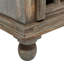 Table de chevet rétro en bois au fini gris antique