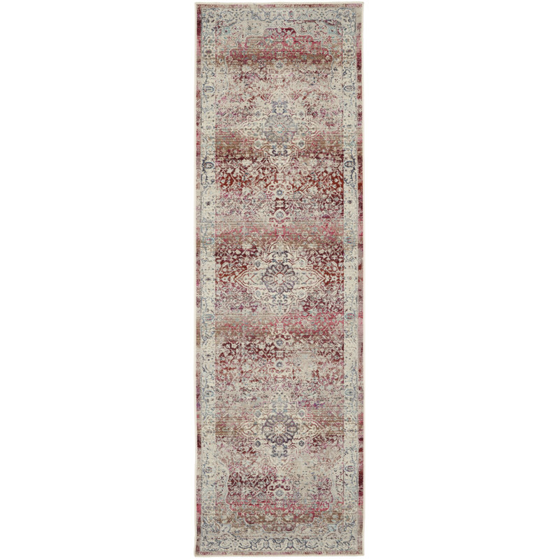 Oldham Oriental Area Rug, Runner 0.61 x 1.73cm