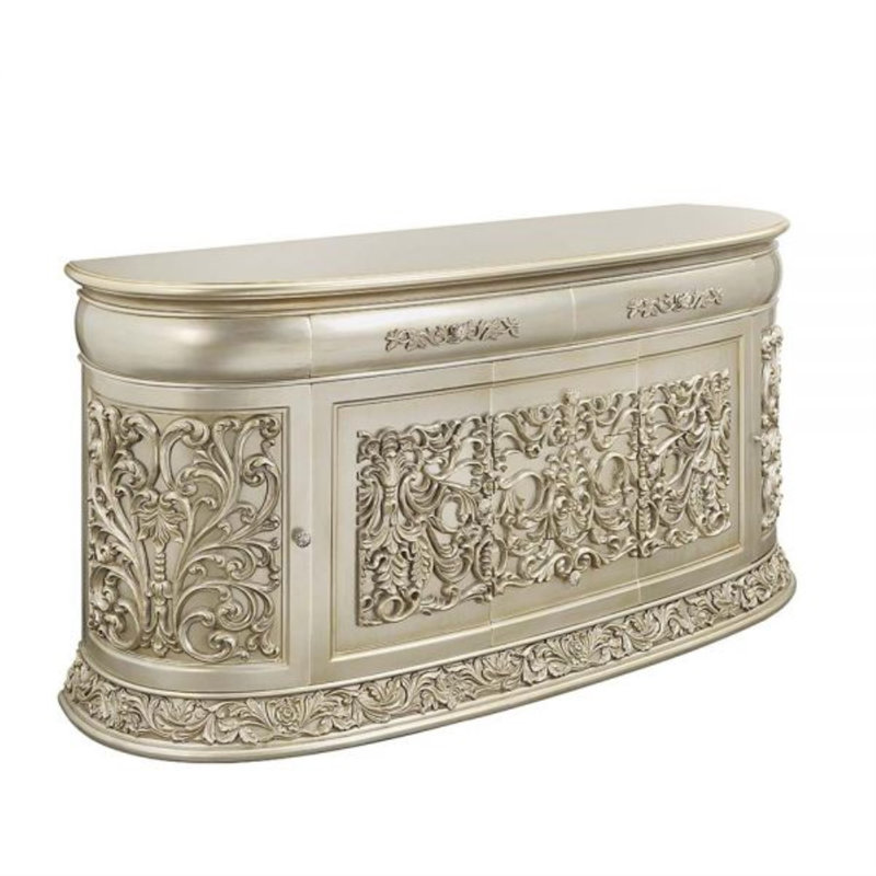 Buffet 4 portes en or antique