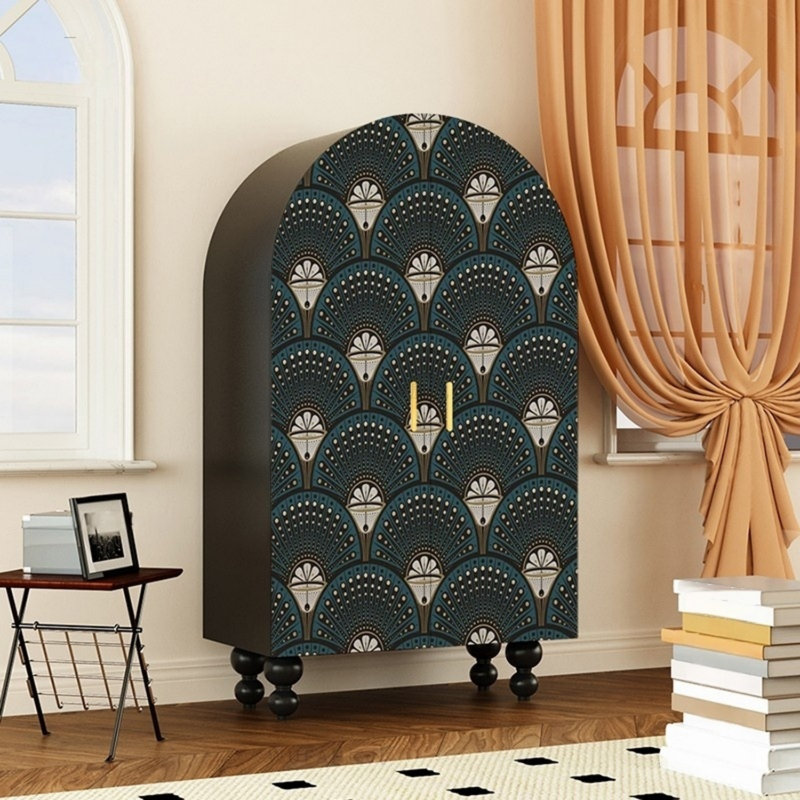 Modern Minimalist Double Door Wardrobe