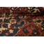 Tapis unique en laine noué à la main Bakhtiari des années 1920 de 4 pi 11 po x 6 pi 9 po rouge Cairi