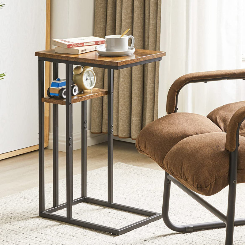 Beagan C Table End Table, Rustic Brown