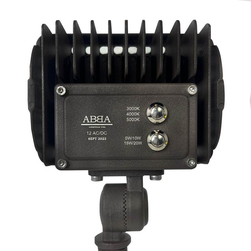 Bronze 12W LED Low Voltage Outdoor Flood Light