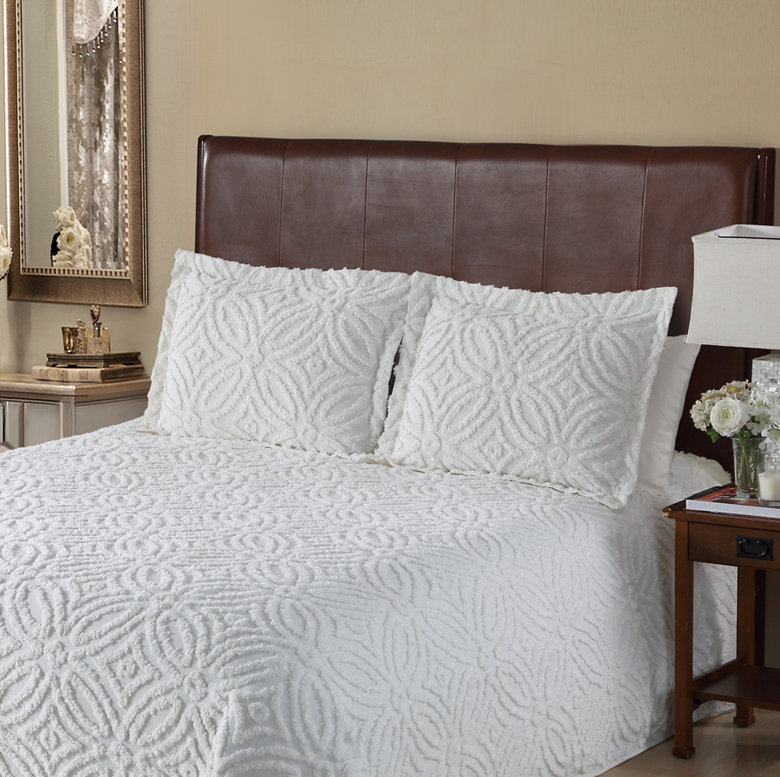 Alicia Wedding Cotton Pillow Sham, White