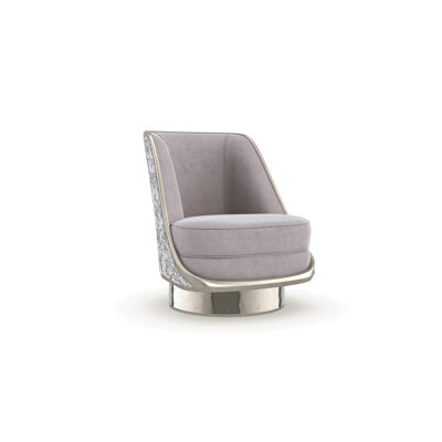 Go For A Spin Swivel Barrel Chair by Caracole
