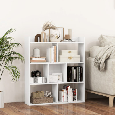 Étagère de rangement ouverte 7 pièces avec cubes 7 pièces Costway Costway