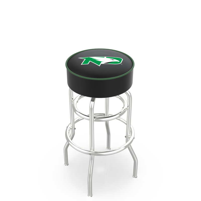 NCAA Swivel Bar & Counter Stool, Counter Stool (25" Seat Height), North Dakota