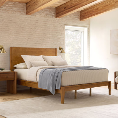 Timberhaven Mid-Century Modern Platform Bed