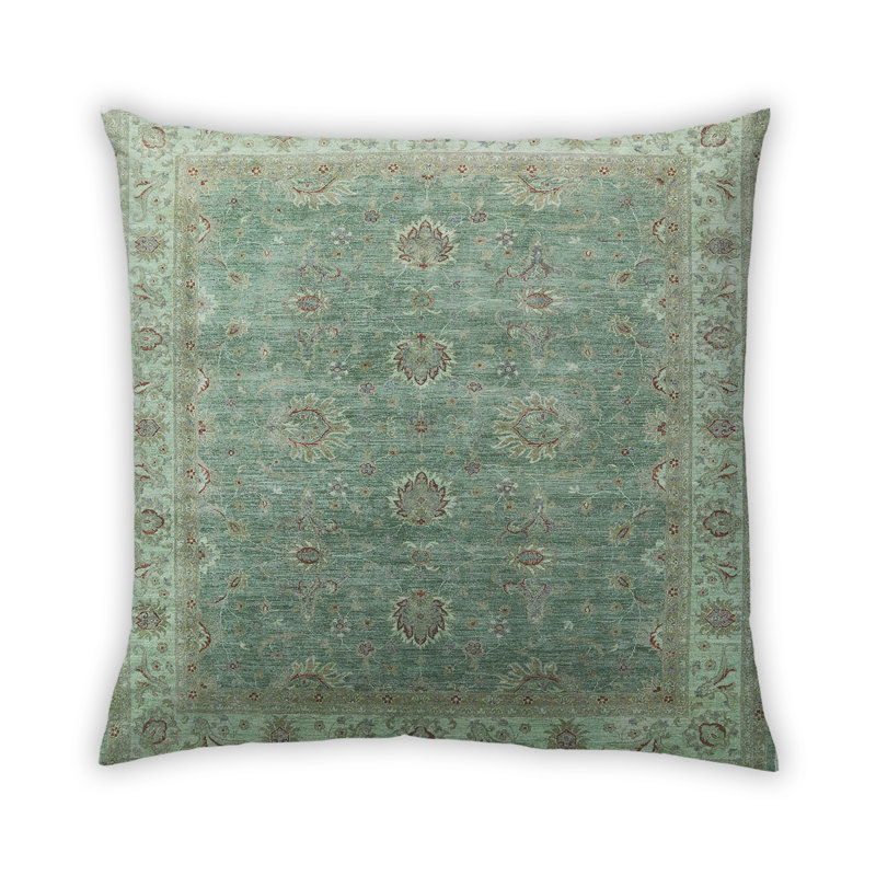 Damask Outdoor Throw Pillow