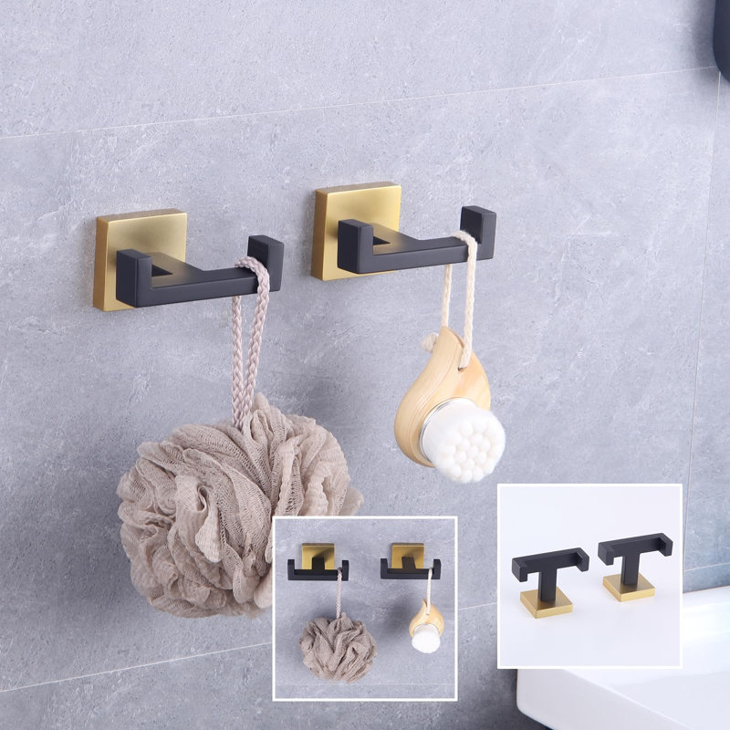 9.45'' 2 Towel Bar, Gold/Matte Black