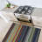 Ottohome Non-Slip Vintage Striped Area Rug For Living Room, Hallway Runner, Entryway Rug, Multicolor-629526199