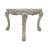 Dresden Bone White Finish End Table