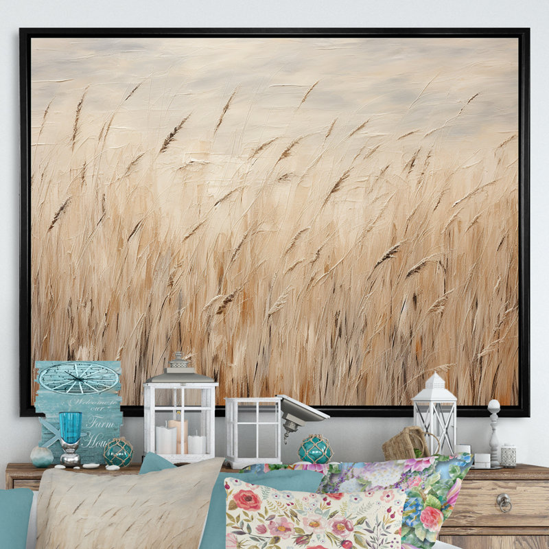 Prairies majestueuses prairies V, Cadre flottant noir, 34" H x 44" W